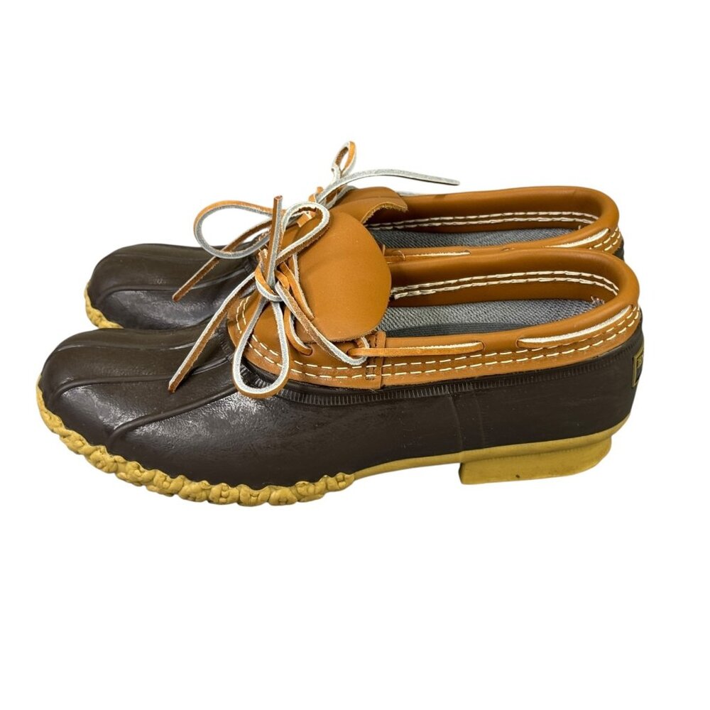 L.L. Bean Brown and Tan Winter Boots